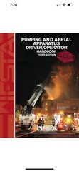 IFSTA Pumping &Aerial Apparatus Driver/ Operator Handbook 3rd Edition New Sealed