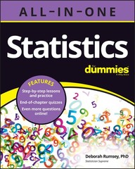 Statistics All-in-One For Dummies by Rumsey