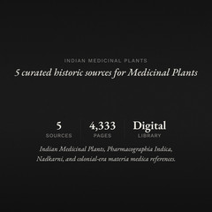 Indian Medicinal Plants and Eastern Materia Medica Library 5 Books USB PDF