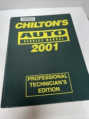 Chilton’s Auto Service Manual 2001 by Chilton 1997-01 Automotive Books # 9306 HB