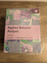 Applied Behavior Analysis 3rd Edition Global Edition NEW Cooper 9781292324630