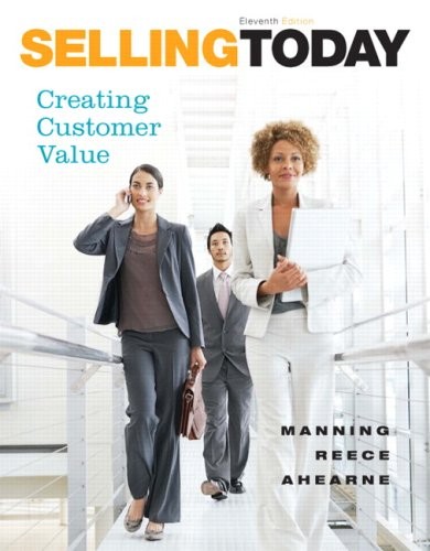 SELLING TODAY (11TH EDITION) By Gerald L. Manning & Barry L. Reece – Hardcover