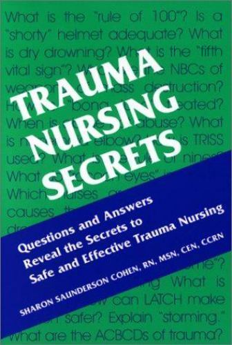 Trauma Nursing Secrets by Cohen, Sharon Saunderson