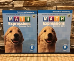 Math Expressions Common Core: Homework and Remembering, Volumes 1 And 2 Grade K