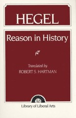 Hegel : Reason in History Paperback Robert Hartman