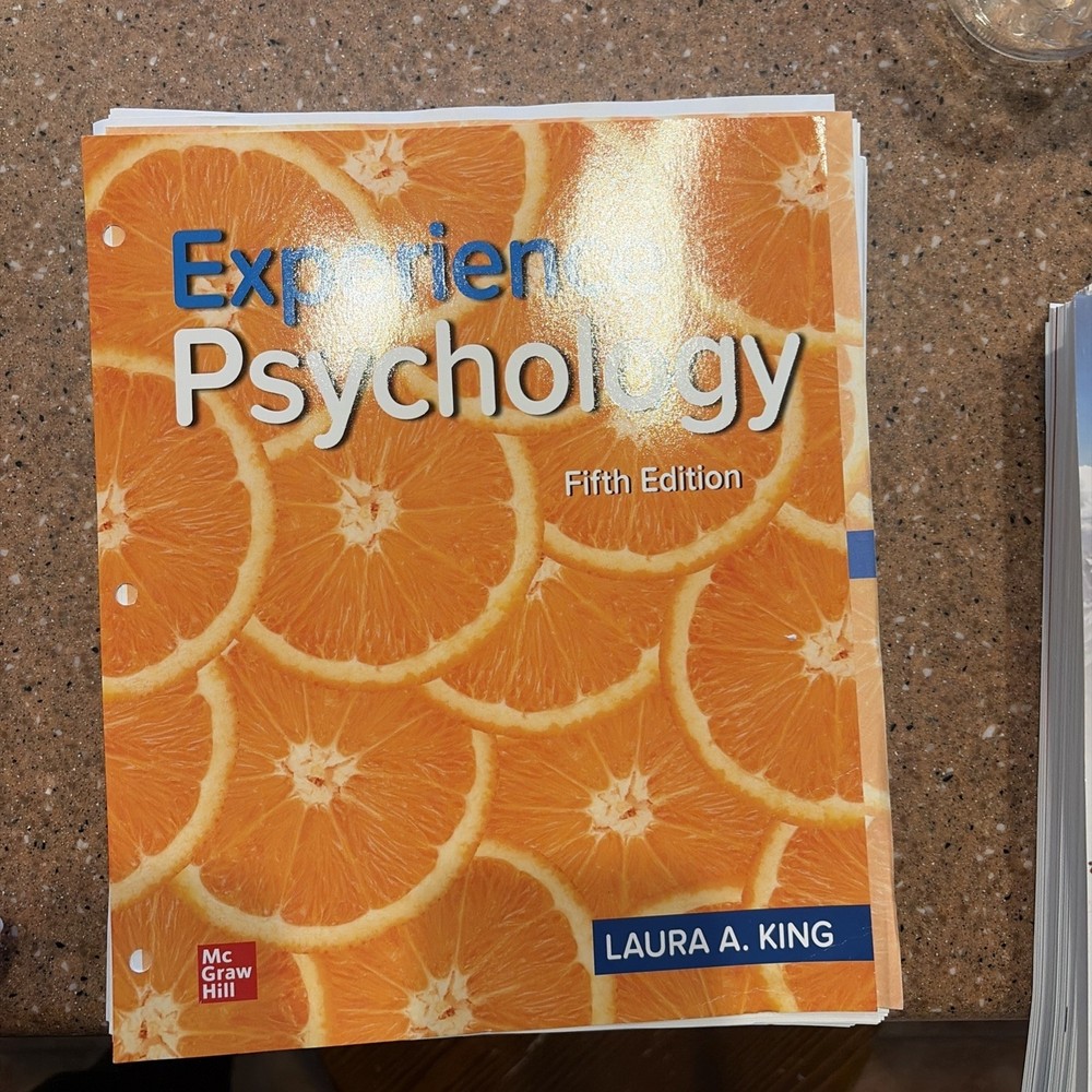 Loose Leaf Experience Psychology by Laura A. King (2021, Ringbound)