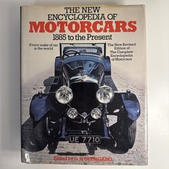 New Encyclopedia of Motorcars Hardcover 1885 to the Present Georgano 1982 VTG DJ