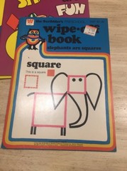 Lot of 8 PHONICS COLORS SHAPES Workbooks Scribner Educational Home School Vtg.