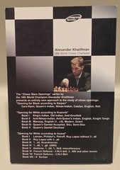 LOT: OPENING FOR WHITE ACCORDING TO ANAND: 1.E4 – Khalifman Vols. 3,4,8, 10, 11