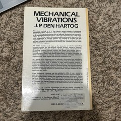 Mechanical Vibrations 4th Edition Hartog