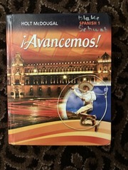 ¡Avancemos! Ser.: ¡Avancemos! : Student Edition Level 1 2013 by HOLT MCDOUGAL