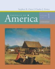 Portrait of America: Volume 1: To 1877 by Stephen Oates; Charles J. Errico