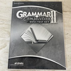 Abeka 9th Grade English Grammar & Composition III Teacher Quiz/Test Key 2020 PCC