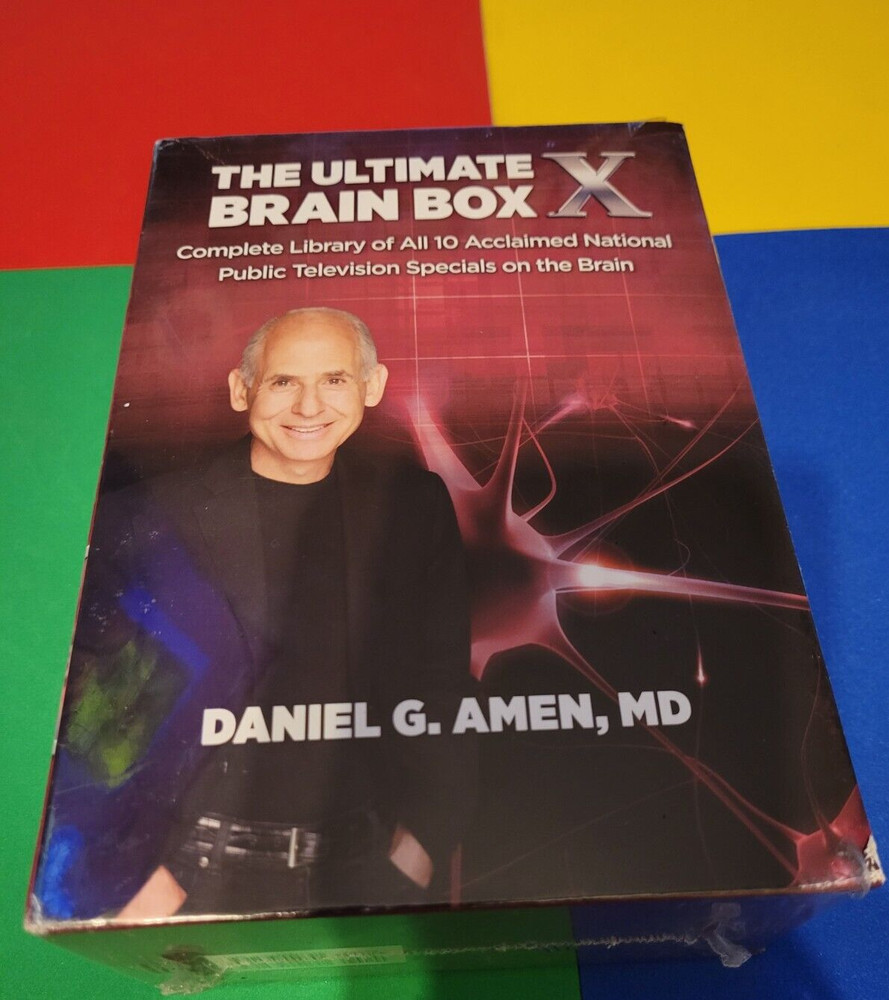 THE U,LTIMATE BRAIN BOX X – DANIEL G. AMEN – DVD – 10 DISC SET – NEW SEALED