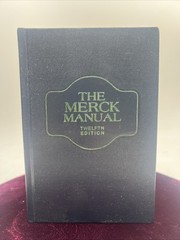 The MERCK Manual of Diagnosis Therapy 12th Edition 1972 Small Hardcover