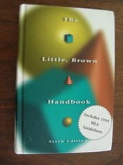 The Little Brown Handbk MLA Up – VERY GOOD