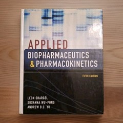 Applied Biopharmaceutics and Pharmacokinetics by Susanna Wu-Pong, Andrew B….