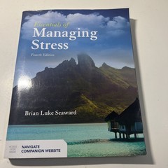 Essentials of Managing Stress Paperback Brian Luke Seaward PB VG