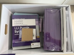 Fountas & Pinnell LLI Purple System Box 1 Teacher Materials Spiral Bound Set