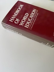 Handbook of World Education, 1991 Hardback , Comparative & International Educ