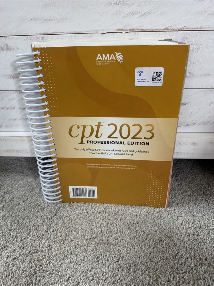 CPT 2023 Professional Edition AMA Spiralbound Code Book