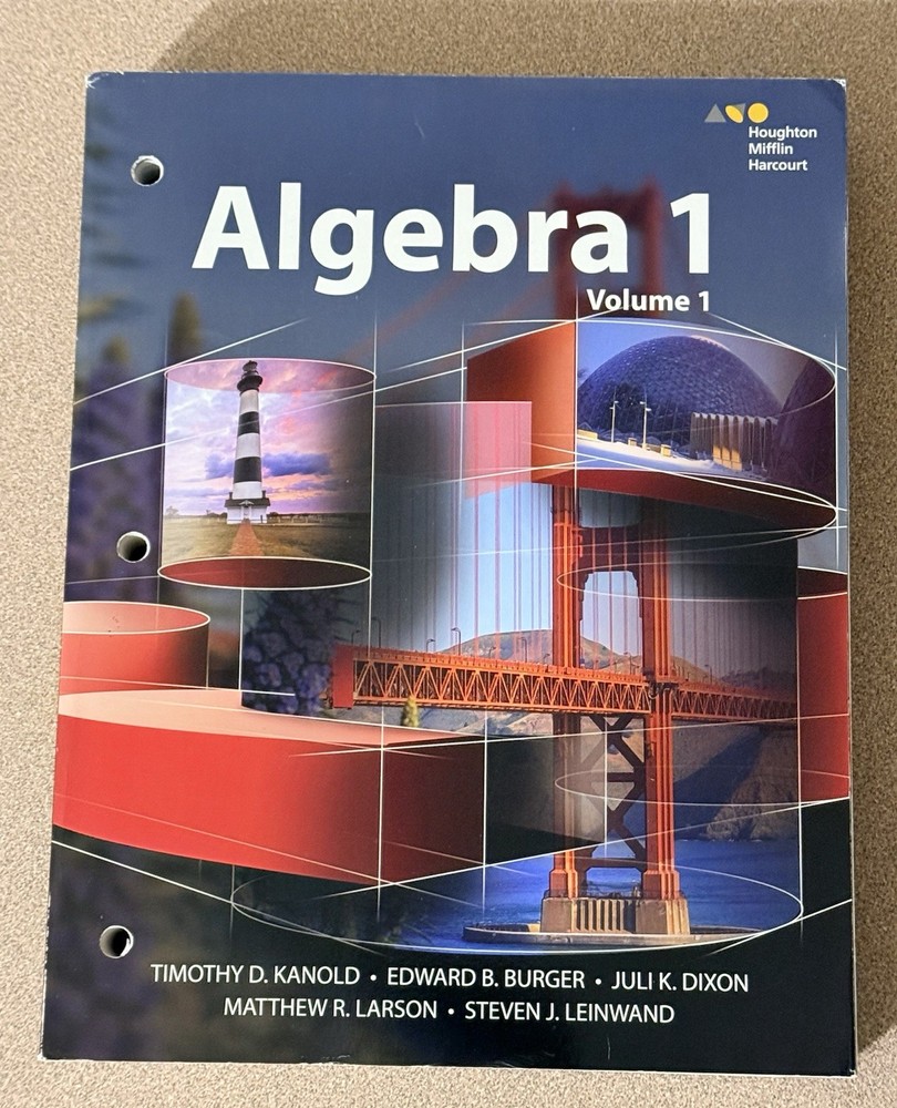 HMH Algebra 1 Volume 1 Interactive Student Edition 2015 – Kanold Burger Dixon