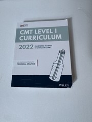 CMT Curriculum Level I 2022 An Introduction to Technical Analysis Wiley PB