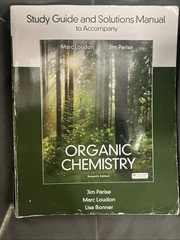 Organic Chemistry Study Guide & Solutions Manual 7th Ed Parise Loudon Macmillan…