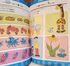 School Zone Big Kindergarten Workbook Ages 5-6 Sounds Shapes Math Reading New