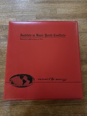 Institute In Basic Youth Conflicts Binder