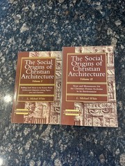 The Social Origins of Christian Architecture VOL I-II By L. Michael White SIGNED