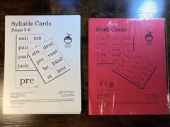Wilson Reading System Lot Syllable Cards Steps 3 -6, Word Cards Barbara A Wilson