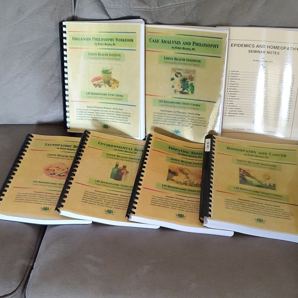Lotus Health Institute LHI Homeopathic Study Course Seminar Notes Workbook 2006