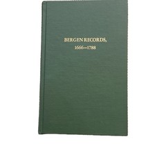Genealogical Publishing Co. Bergen Records 1666-1788 Versteeg Hardcover Reprint