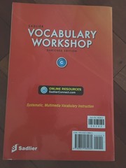 Jerome Shostak Sadlier Vocabulary Workshop level c English clean like new