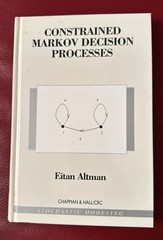 Constrained Markov Decision Processes, Hardcover by Altman, Eitan, Like New