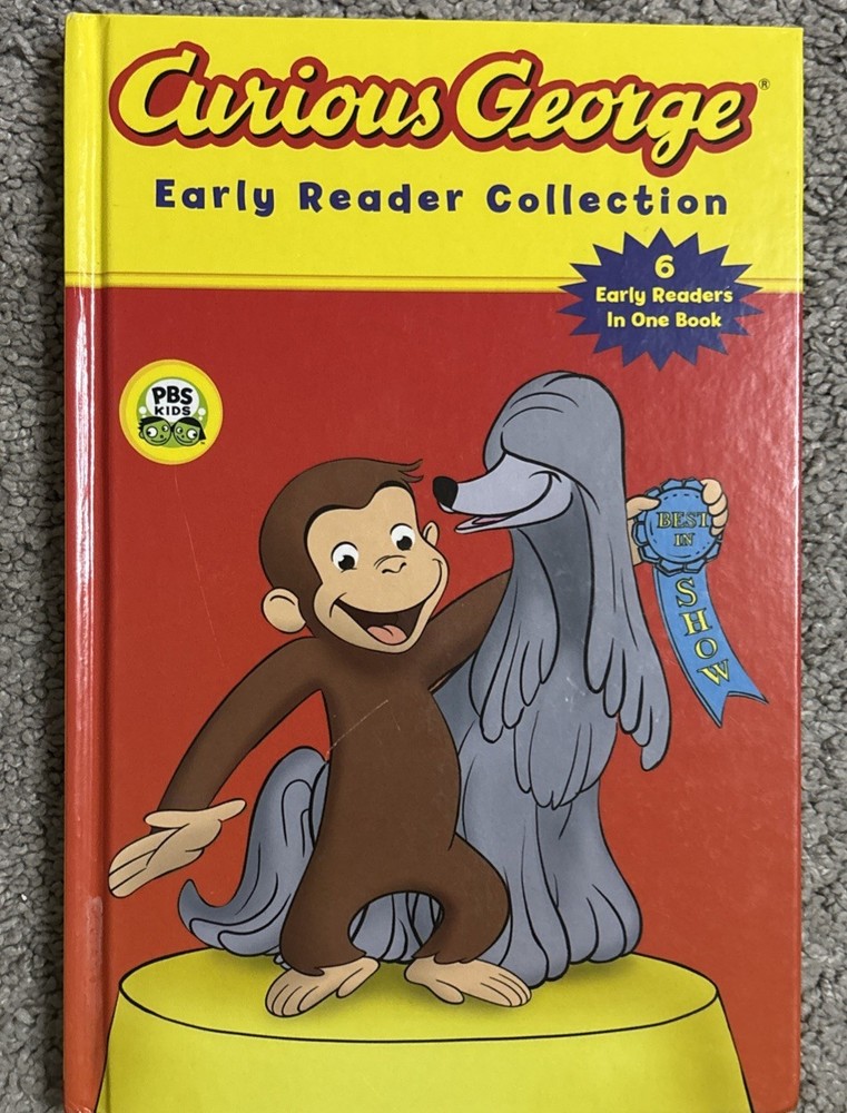 Curious George Early Reader Collection Lot Of 3 Hardcover Camping Puppies