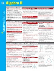 Algebra II SparkCharts – Hardcover By SparkNotes – VERY GOOD