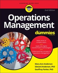 Operations Management For Dummies – paperback Anderson, Mary Ann|Parker, Geo…
