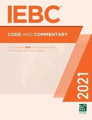 2021 IEBC CODE AND COMMENTARY BY International Code Council PAPERBACK **NEW**