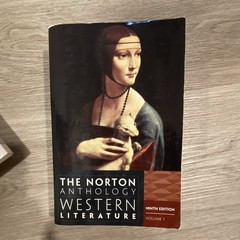The Norton Anthology of Western Literature 9th Ed Vol 1 Paperback Puchner