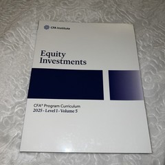 Equity Valuation CFA Program Curriculum 2025 Level II Volume 5 Paperback Wiley