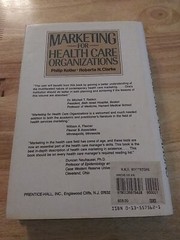 Marketing for Health Care Organizations