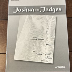 A Beka Book Joshua and Judges Teacher Test Key Bible Studies Teacher’s Edition