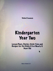 Waldorf Essentials KINDERGARTEN YEAR TWO by Melisa Nielsen 2021, PDF FORMAT