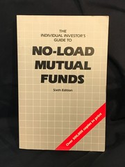 No Load Mutual Funds by American Association of Individual Investors 1987