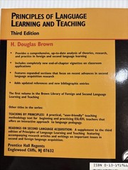 Principles of Language Learning and Teaching By H. Douglas Brown