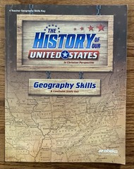 Abeka The History of Our United States Student Geography Skills and Answer Key