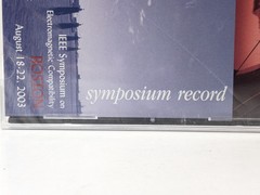 IEEE Symposium Electromagnetic Compatibility Boston 2003 EMC Society CD New