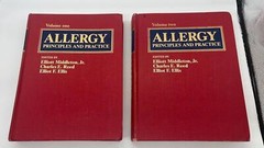 Allergy Principles and Practice by Middleton, Reed, & Ellis (Volumes 1 &2), 1978